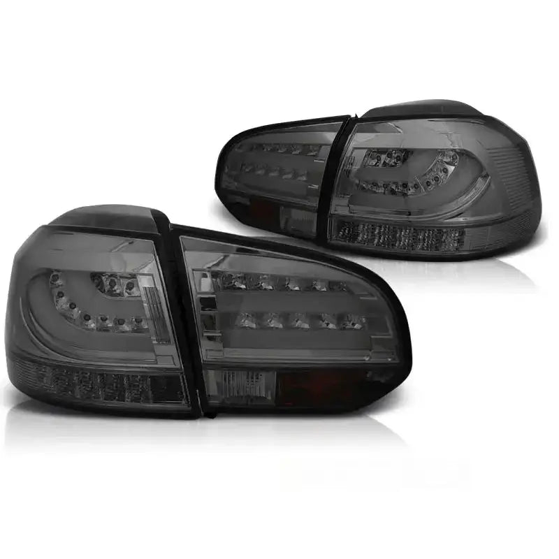 Baklykter Vw Golf 6 10.08-12 Smoke Led Bar