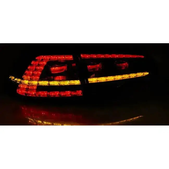 Baklykter Vw Golf 7 13-17 Red Smoke Led Gti Look Seq