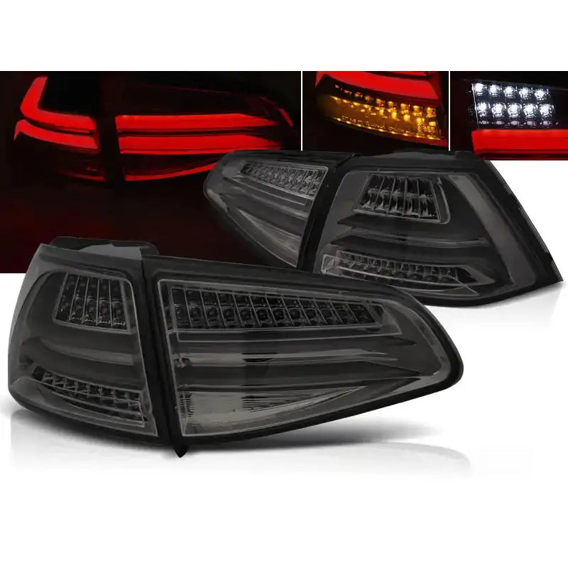 Baklykter Vw Golf 7 13- Smoke Led Bar