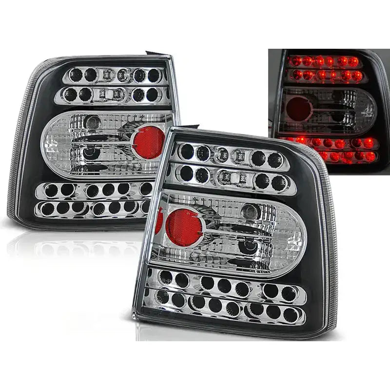 Baklykter Vw Passat B5 11.96-08.00 Sedan Black Led