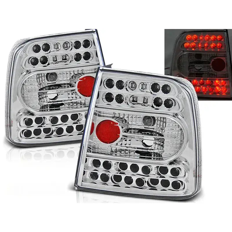 Baklykter Vw Passat B5 11.96-08.00 Sedan Chrome Led