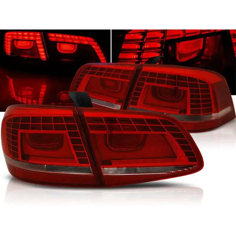 Baklykter Vw Passat B7 Sedan 10.10-10.14 Red White Led