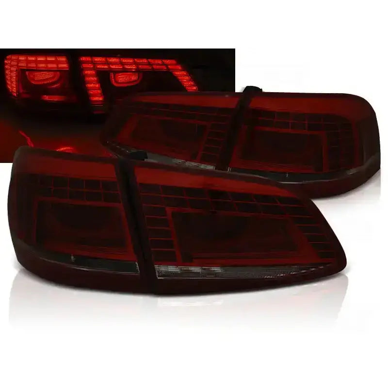 Baklykter Vw Passat B7 Variant 10.10-10.14 Red Smoke Led