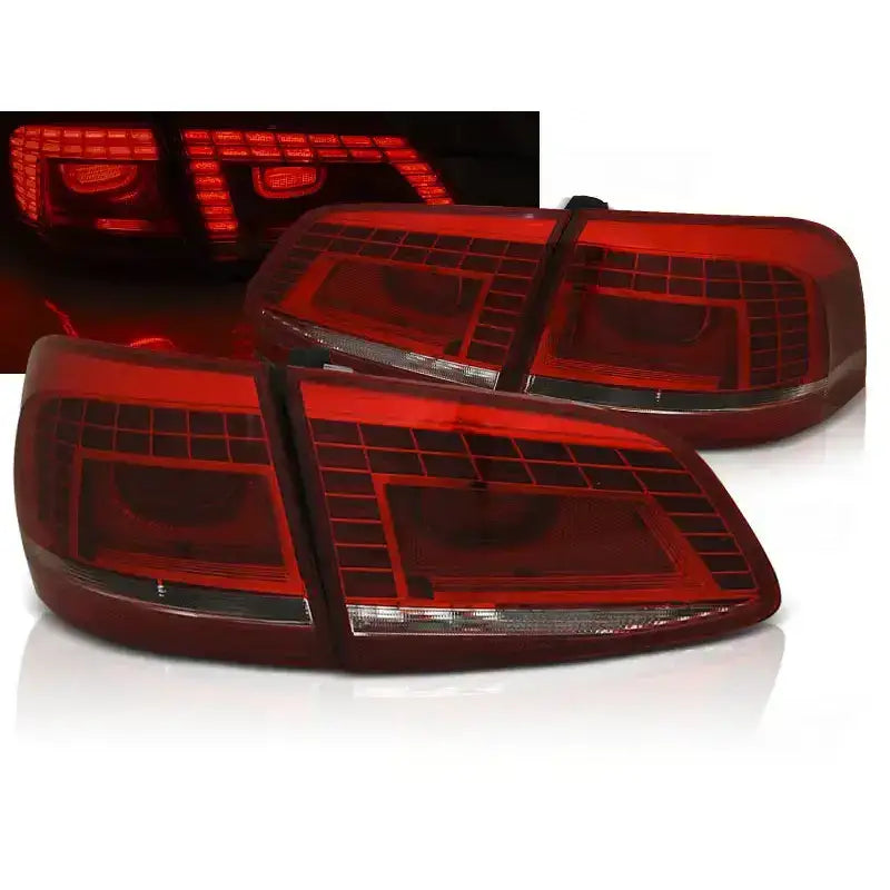 Baklykter Vw Passat B7 Variant 10.10-10.14 Red White Led