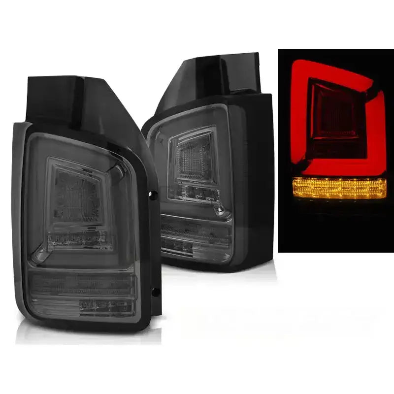 Baklykter Vw T5 10-15 Smoke Full Led Seq Indicator