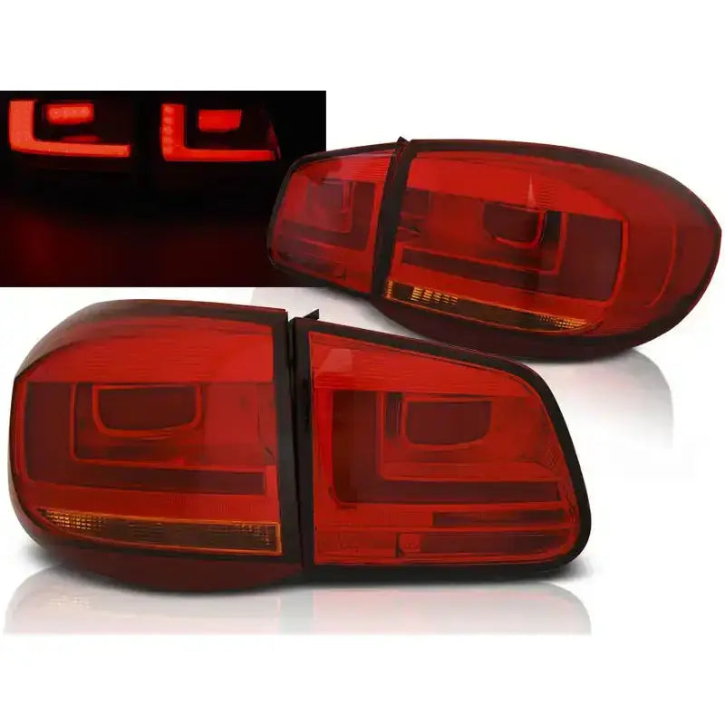 Baklykter Vw Tiguan 07-07.11 Red Led Bar