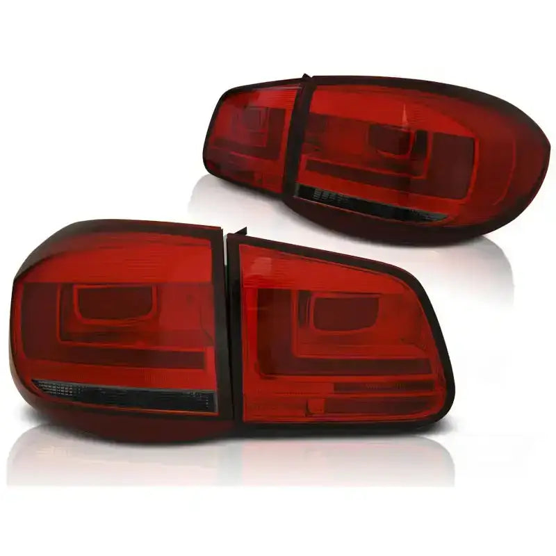 Baklykter Vw Tiguan 07-07.11 Red Smoke Led Bar