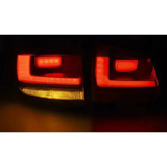 Baklykter Vw Tiguan 07-07.11 Red Smoke Led Bar