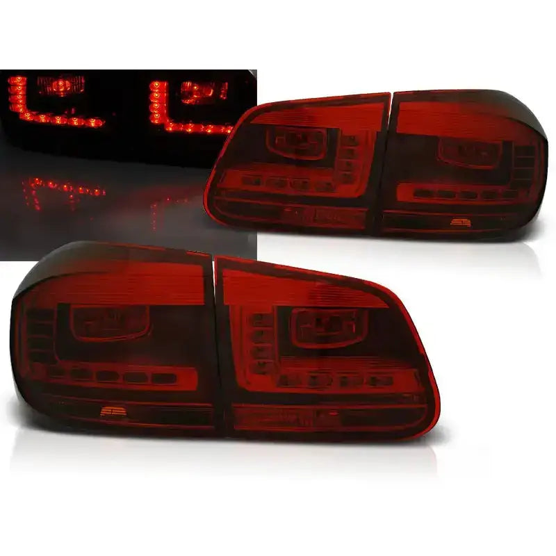 Baklykter Vw Tiguan 07.11-12.15 Red Smoke Led