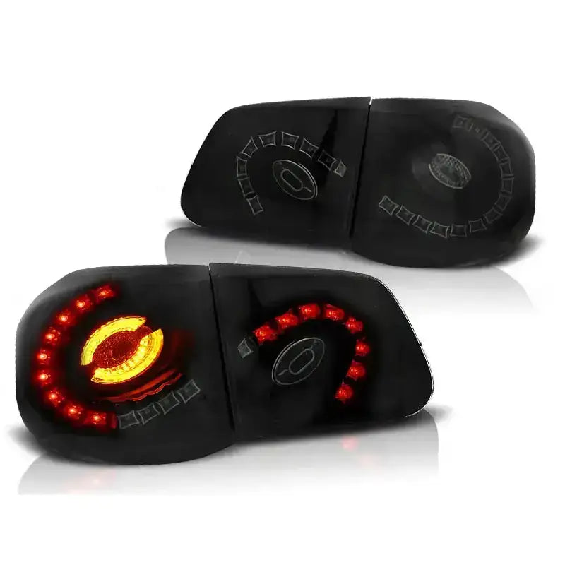 Baklykter Vw Tiguan 10.07-11 Smoke Black Led Bar