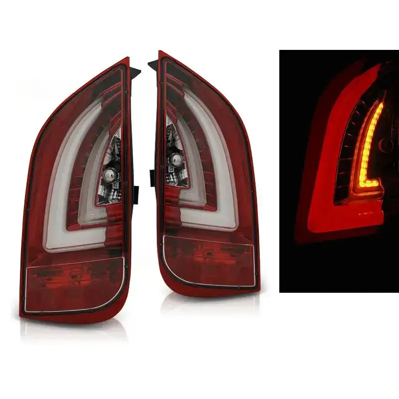 Baklykter Vw Up! 3.11- / Skoda Citigo 12.11- Red White Led Bar