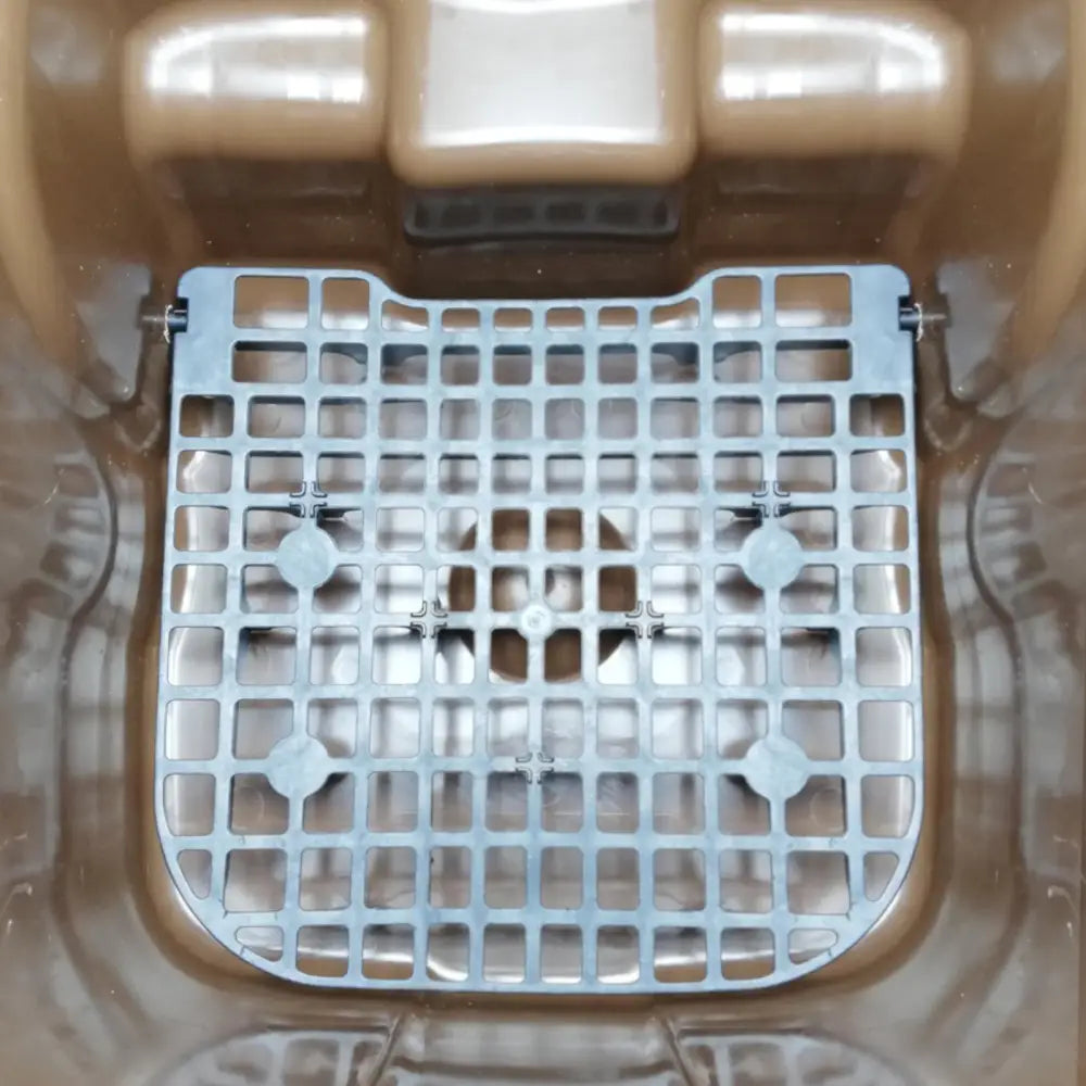 Beholder Avfall Bøtte for Bioavfall med Dobbel Bunn Brun 240l Bio + Rist