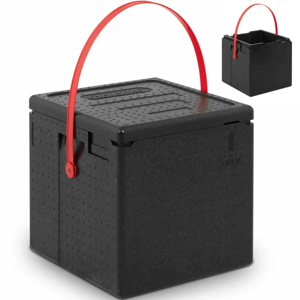 Beholder Termobox Epp Cambro for Pizza Transport 8 Bokser 33x33x4cm Rød Stripe