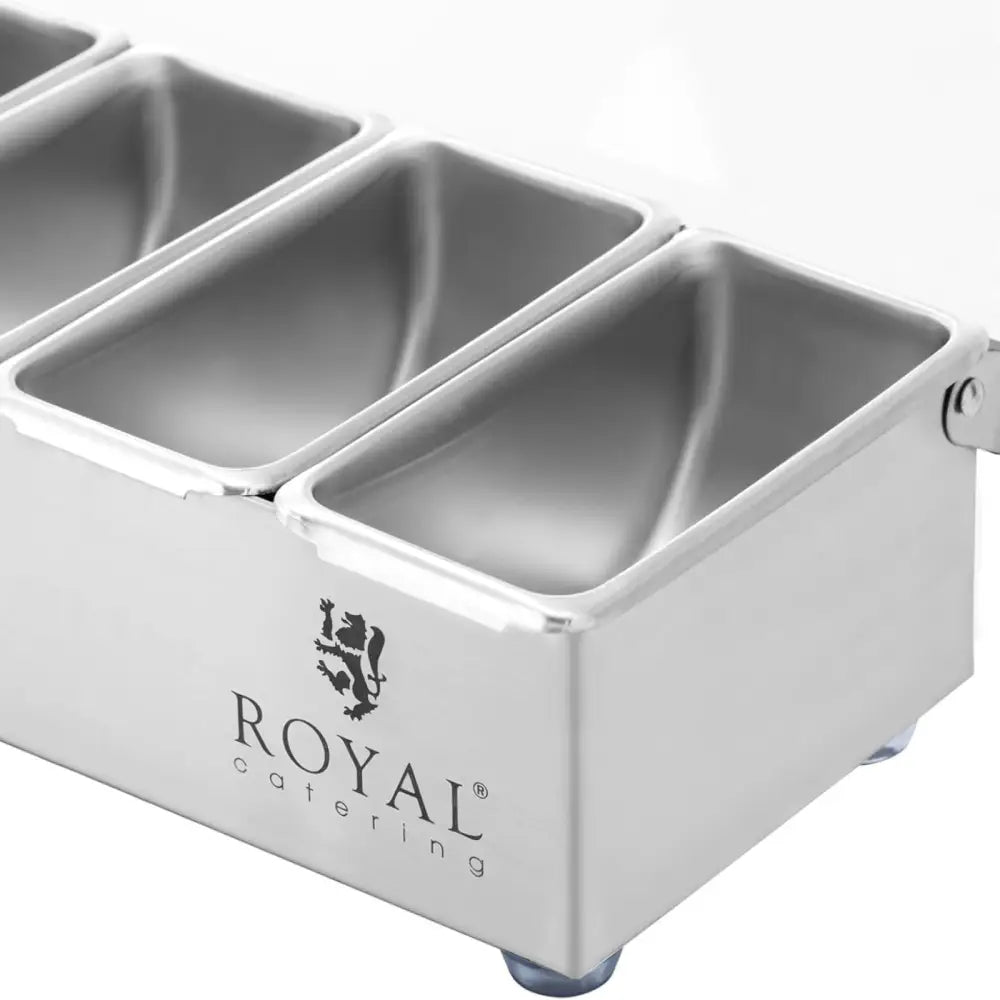Beholderorganisator for Cocktailtilbehør med Lokk 5 x 0,4 l
