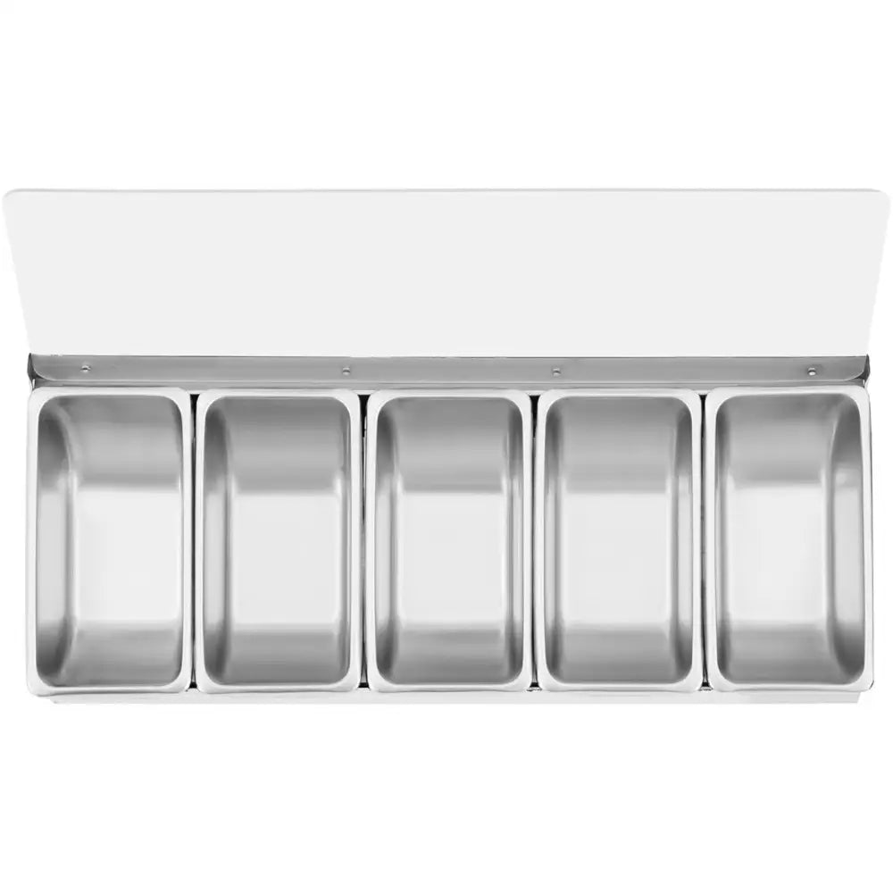 Beholderorganisator for Cocktailtilbehør med Lokk 5 x 0,4 l