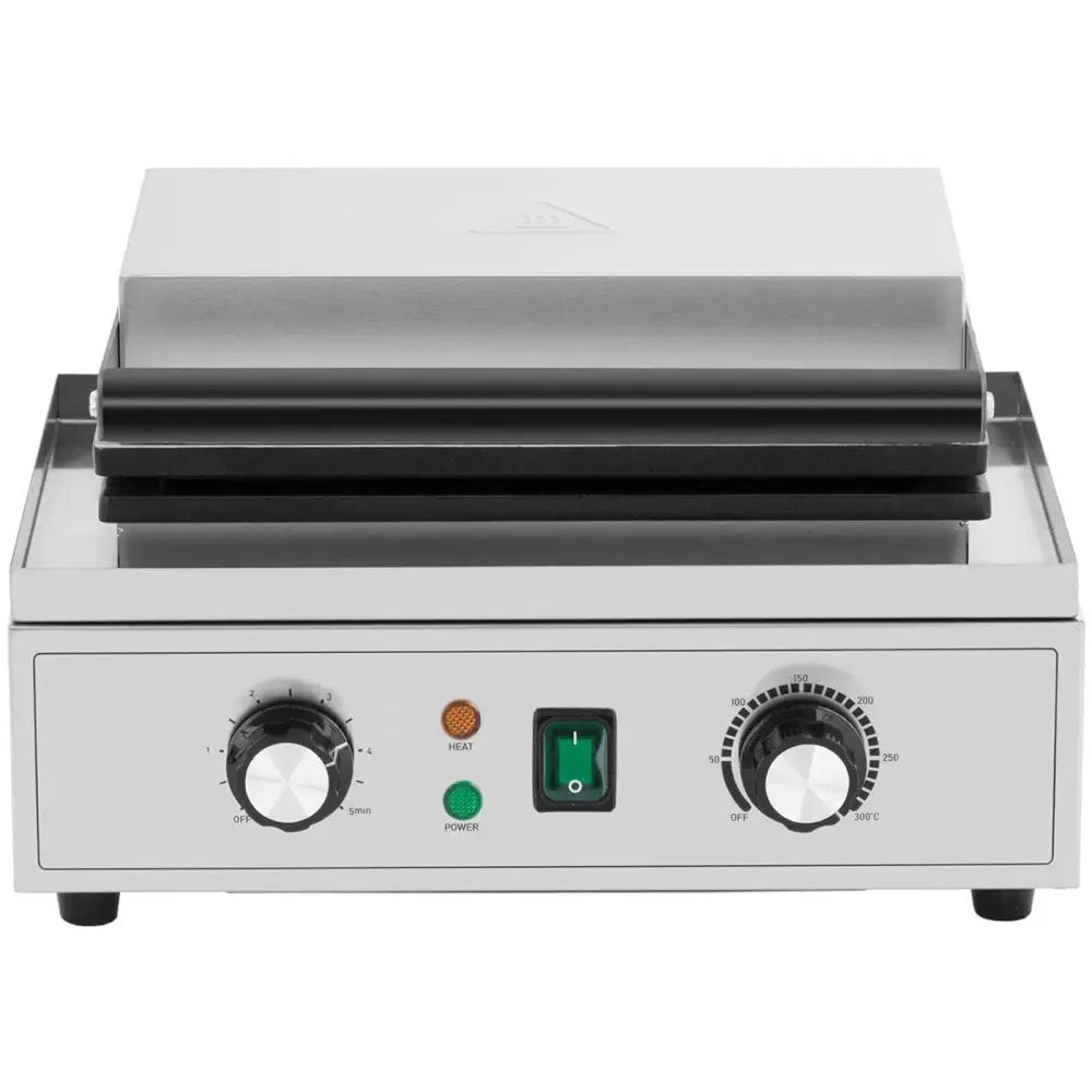 Belgiske-go’vaffeljern med Rektangulære Plater 1500 w