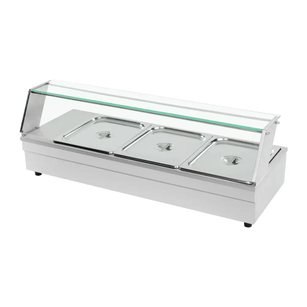 Bemar Glassed Food Warming Showcase Buffet + 3xgn