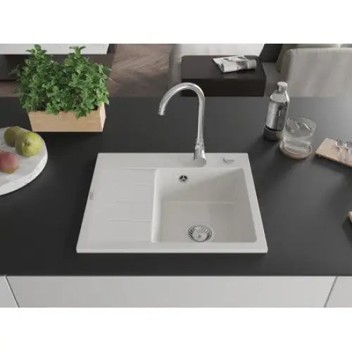 Ben Kjøkkenvask 1 Kum Høyre 600x500 Mm Hvit - 6523605000-20