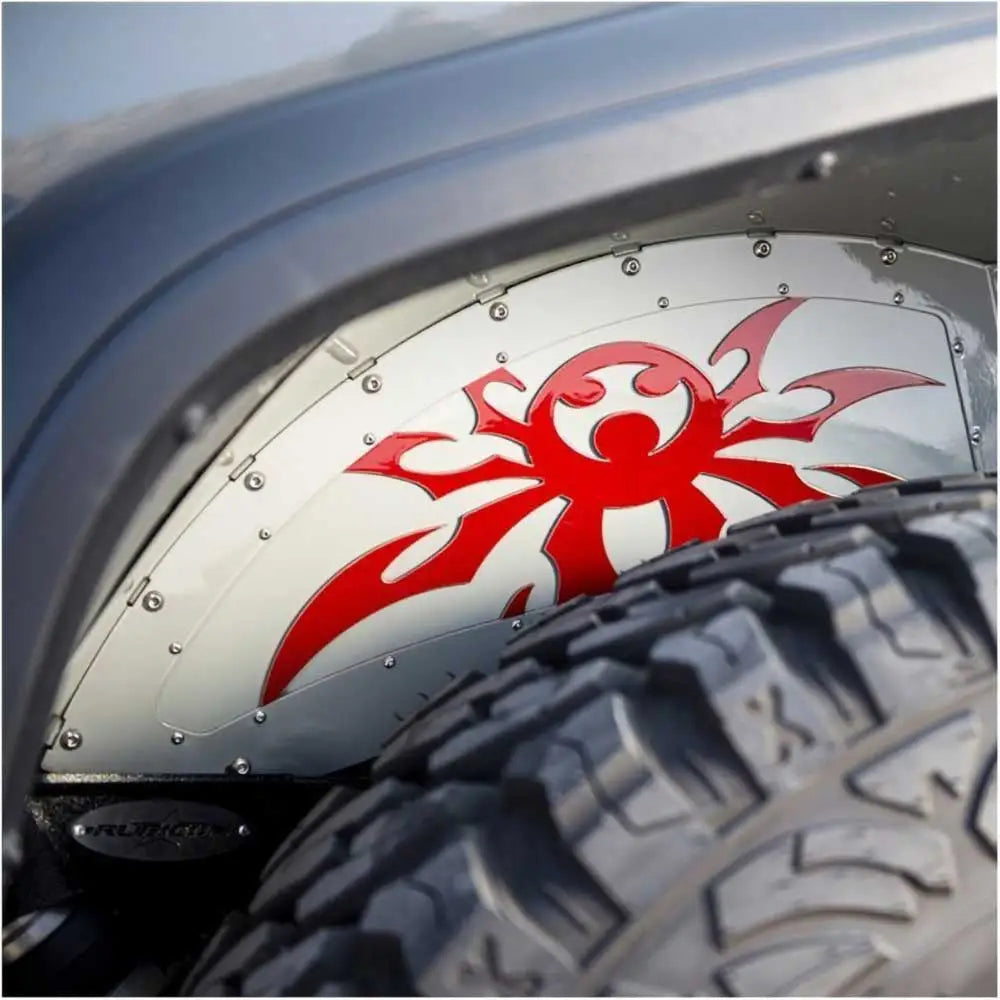 Beskyttelsessett for Indre Skjermbuer i Svart - Jeep Wrangler Jl 4xe 21-