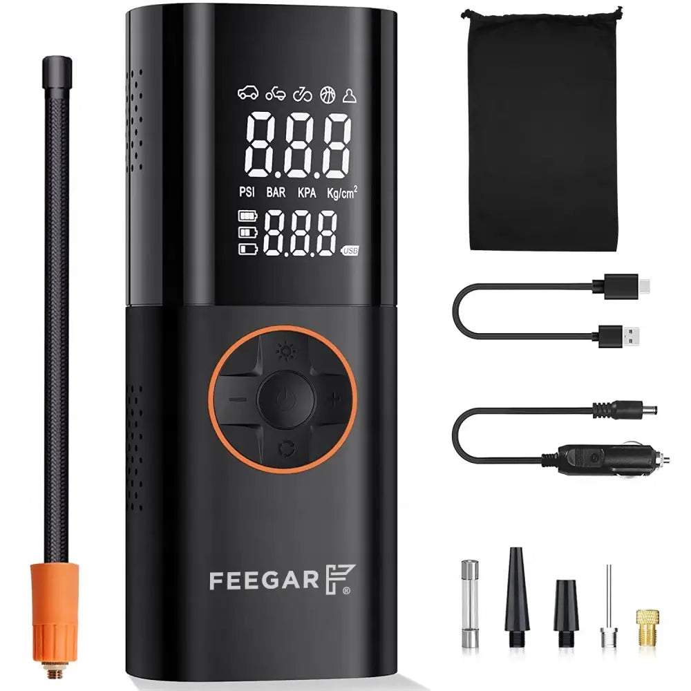 Bilkompressor Feegar Pumpe Luftkompressor 12v