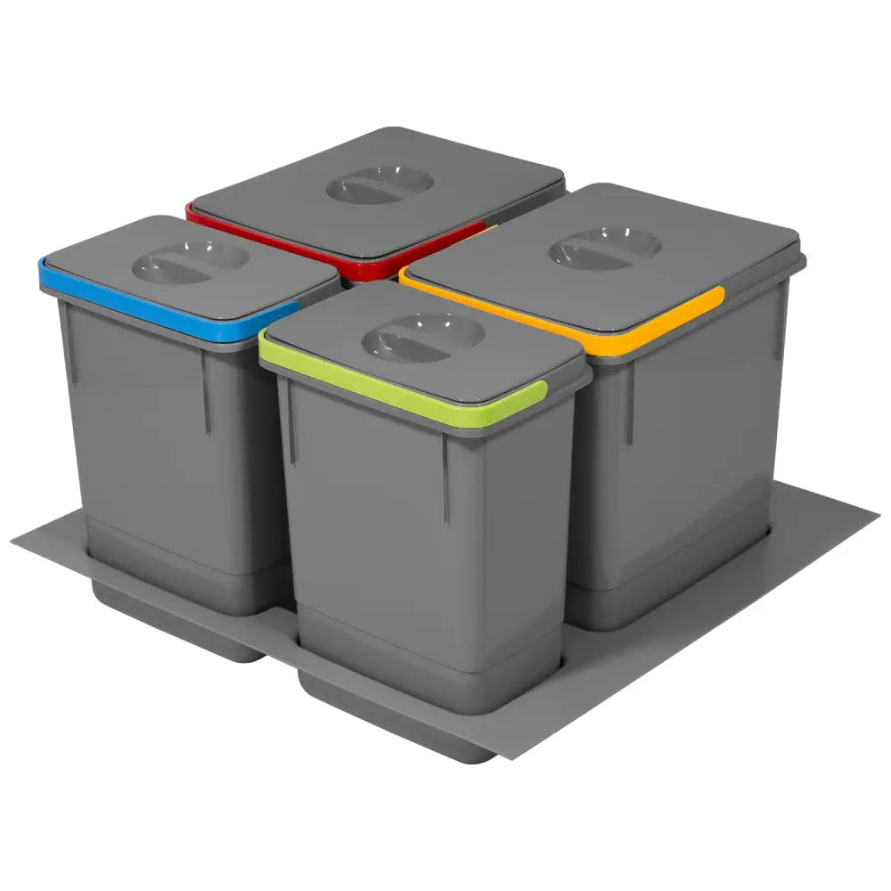 Binder Avfallsbeholder til Skuff 600 Mm Rubio 2x15l + 2x7l Antrasitt