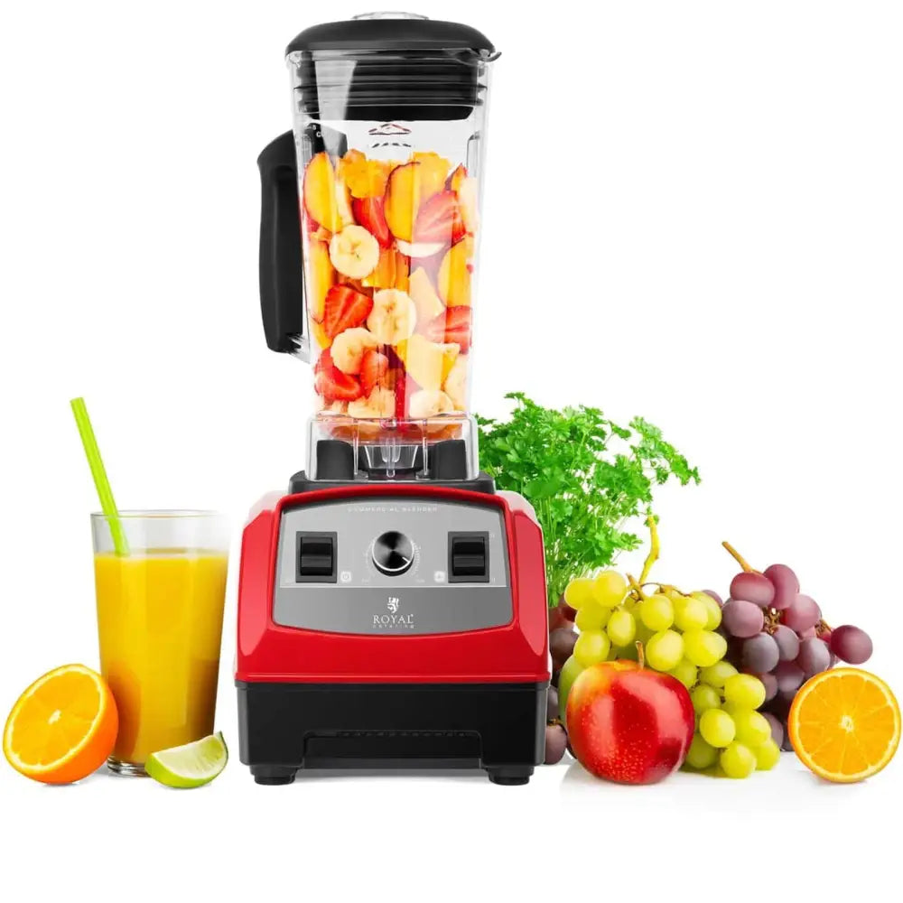 Blender med Krus og Lokk 32000 Rpm 1500 w - Rød