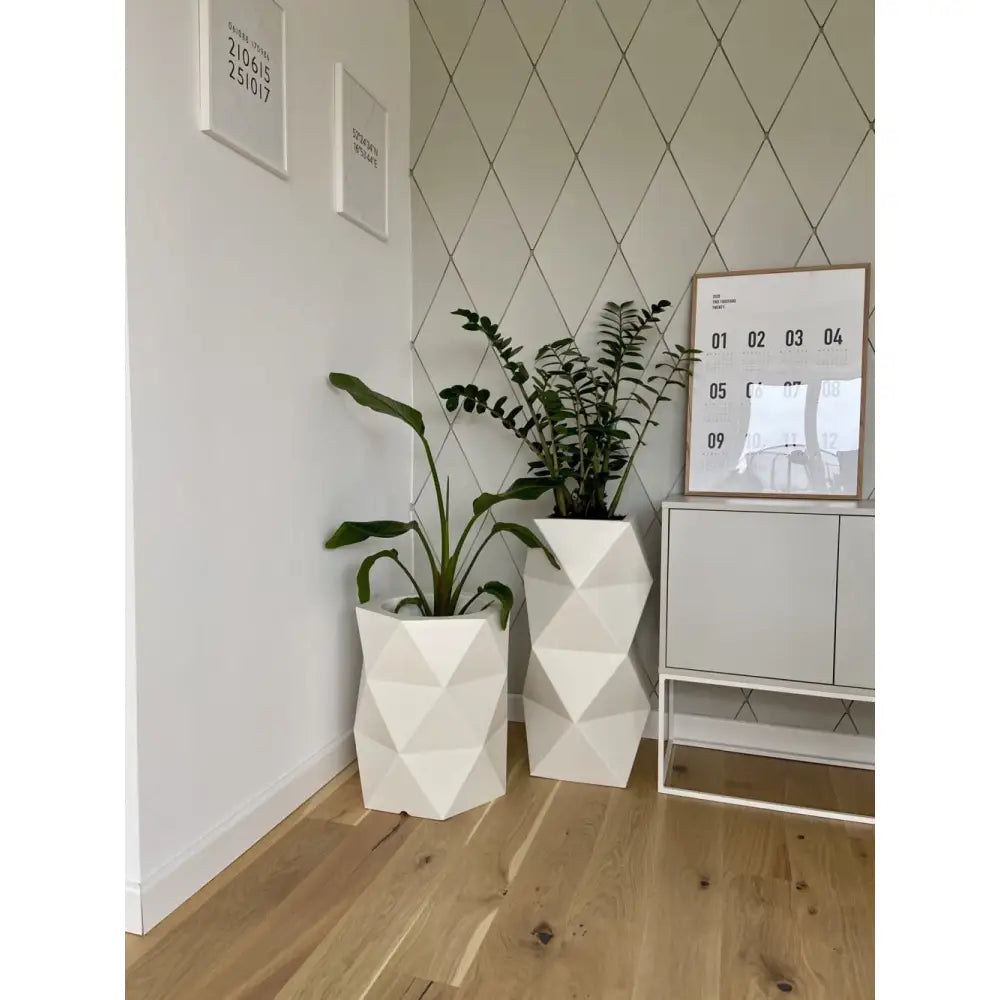 Blomsterpotte Asti Blå (med Indre Hylle + Vann Drenering)