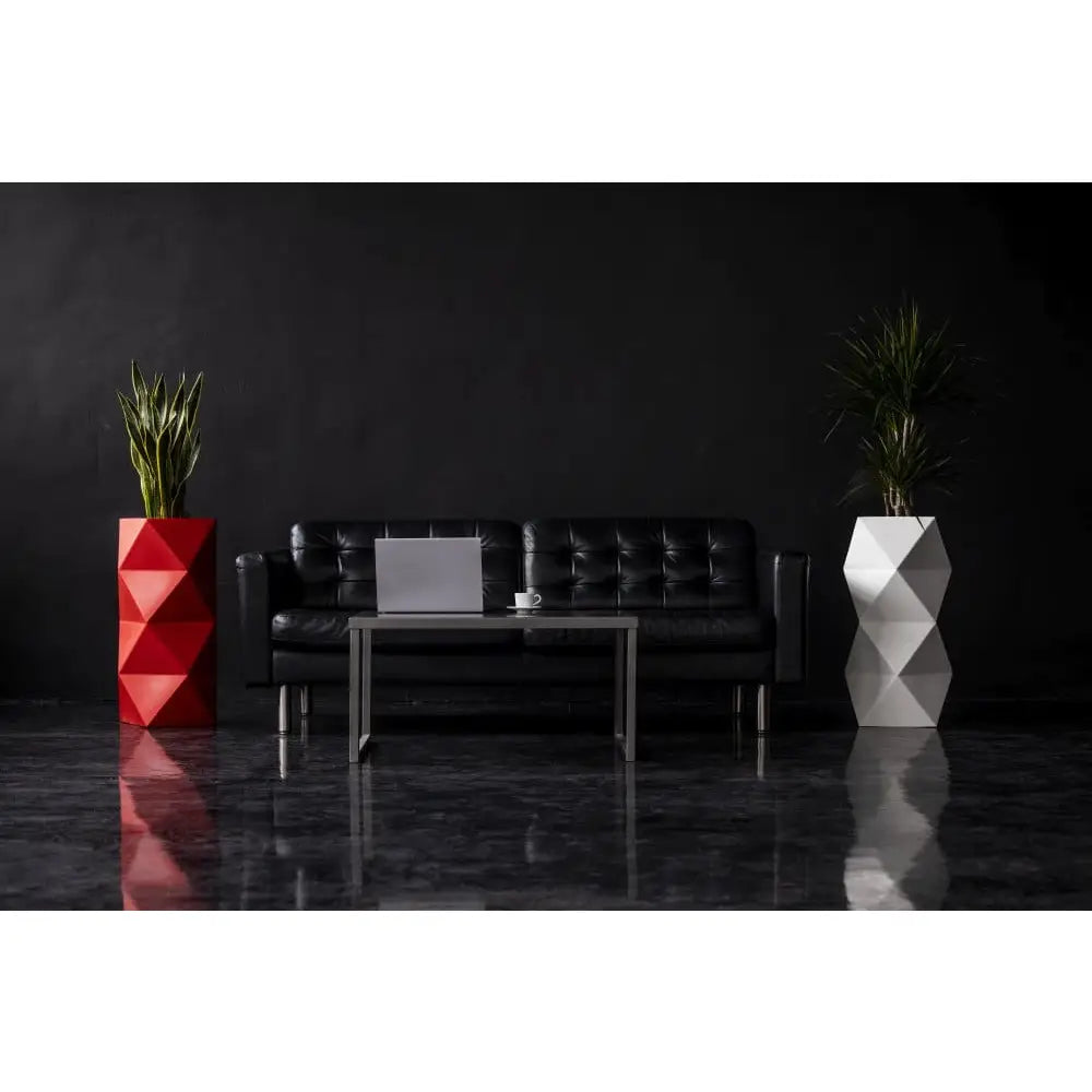 Blomsterpotte Asti Lime (med Indre Hylle + Vann Drenering)
