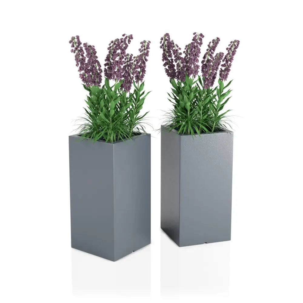 Blomsterpotte Tower Pot Lime (med Indre Hylle + Vann Drenering)