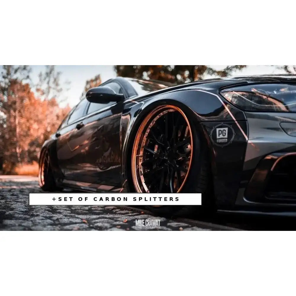 Bodykit Audi S6 C7 Avant Wide Body + Sett med Splitters