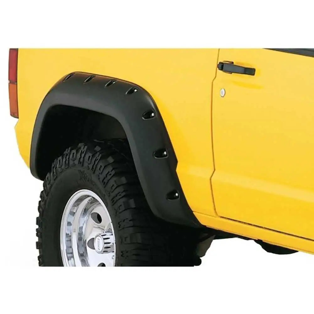 Bushwacker 2-dørers Cut-out Stil Skjermbreddere Foran og bak - Jeep Cherokee Xj 84-01