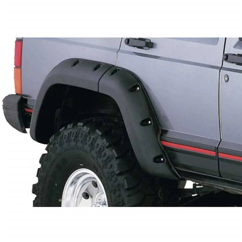 Bushwacker 4 Dører Utvendig Skjermbreddere - Jeep Cherokee Xj 84-01