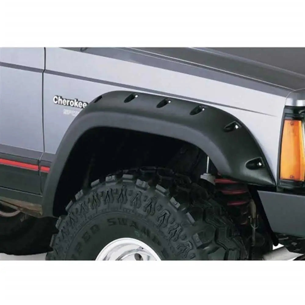 Bushwacker 4 Dører Utvendig Skjermbreddere - Jeep Cherokee Xj 84-01