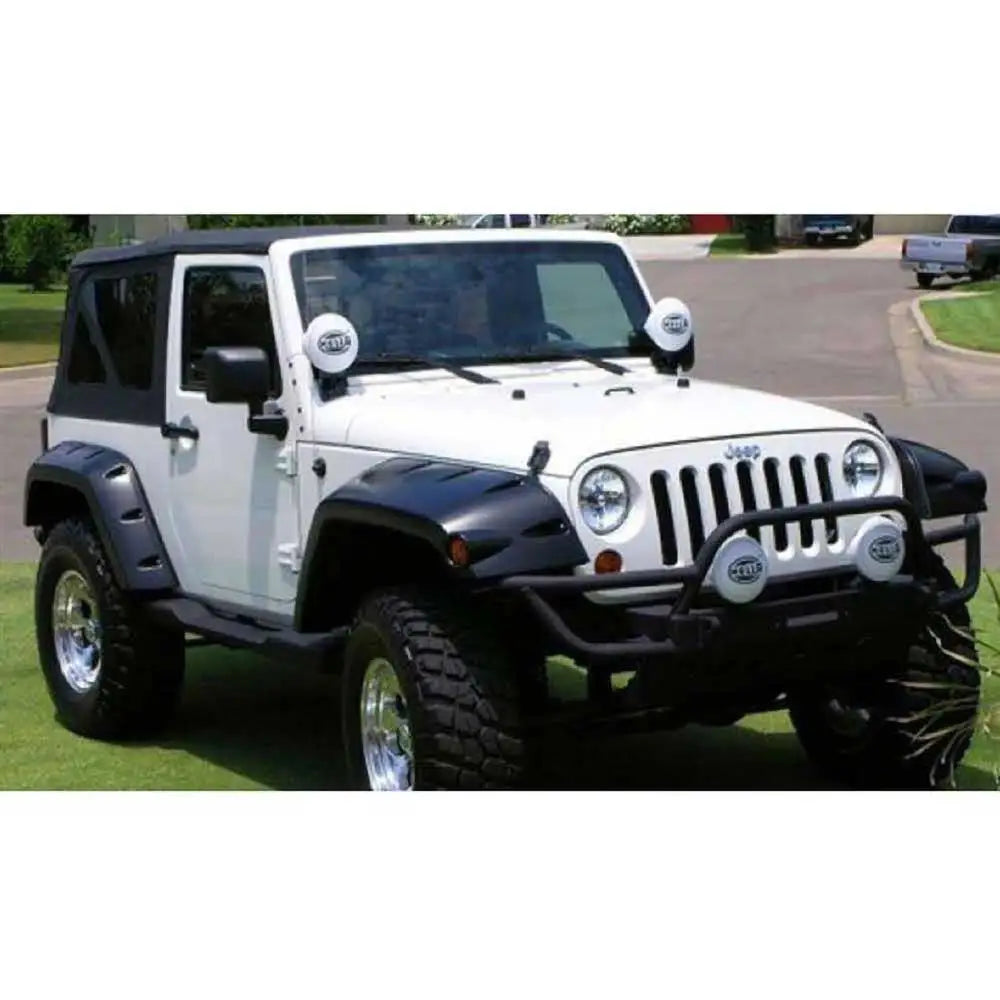 Bushwacker Pocket Style Bakre Skjermbreddere - Jeep Wrangler Jk 2 d 07-18