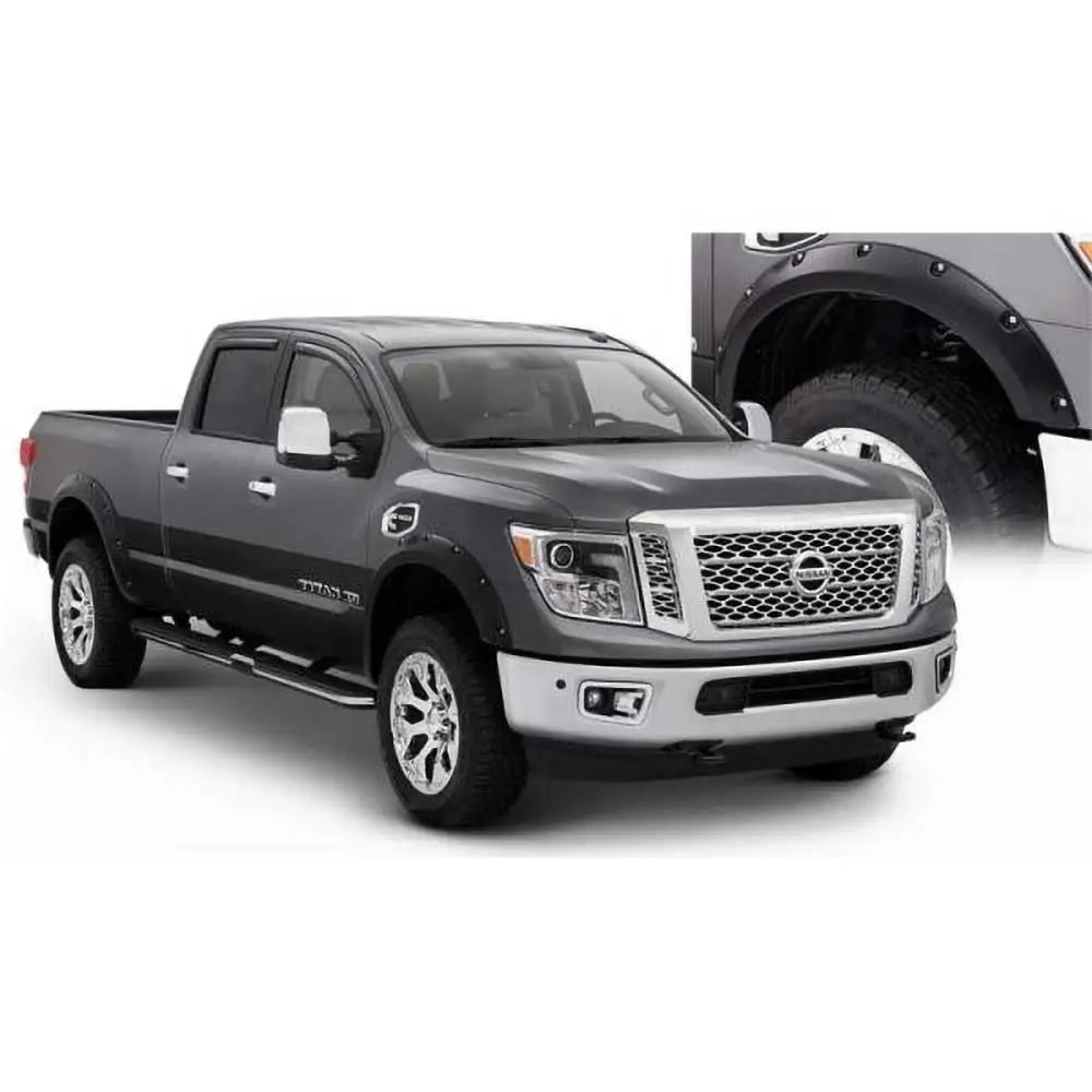 Bushwacker Pocket Style - Skjermbreddere Foran og bak til Nissan Titan 16-