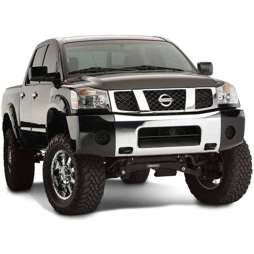 Bushwacker Pocket Style Skjermforlengere Foran og bak med Bedside Lockbox - Nissan Titan 04-15