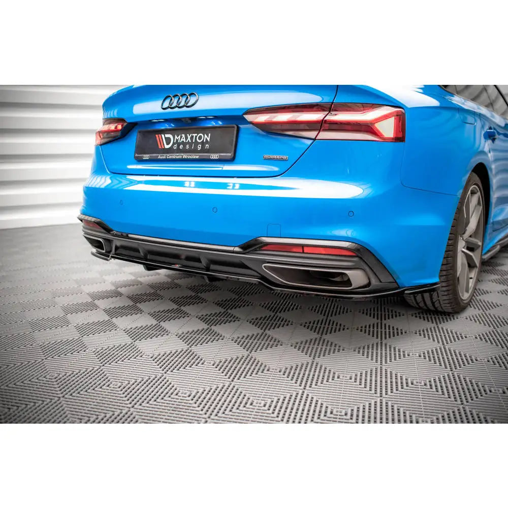 Central Rear Splitter (with Vertical Bars) Audi A5 S-line F5 Facelift