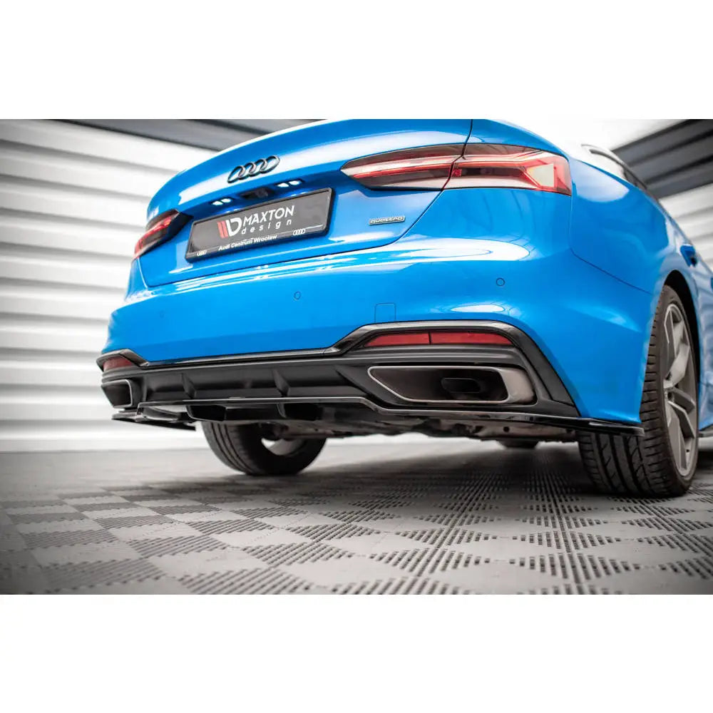 Central Rear Splitter (with Vertical Bars) Audi A5 S-line F5 Facelift