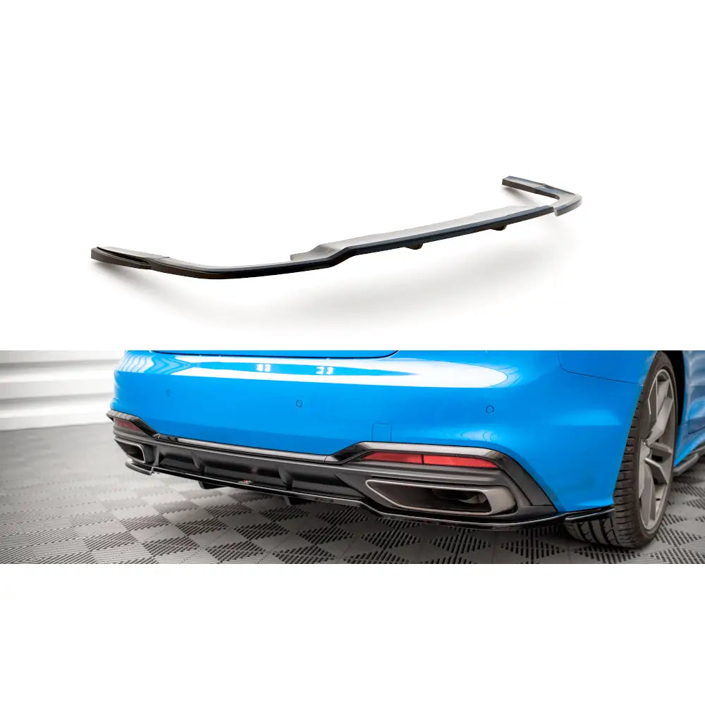 Central Rear Splitter (with Vertical Bars) Audi A5 S-line F5 Facelift