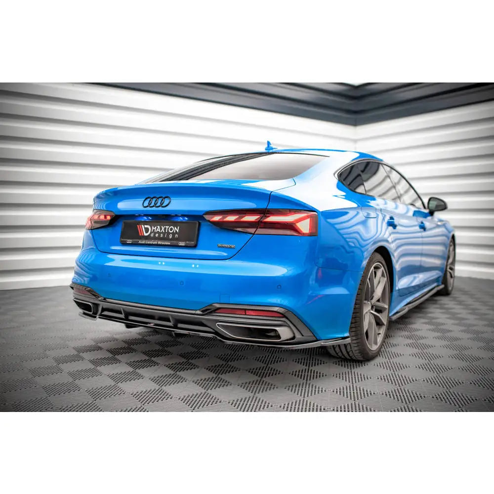 Central Rear Splitter (with Vertical Bars) Audi A5 S-line F5 Facelift