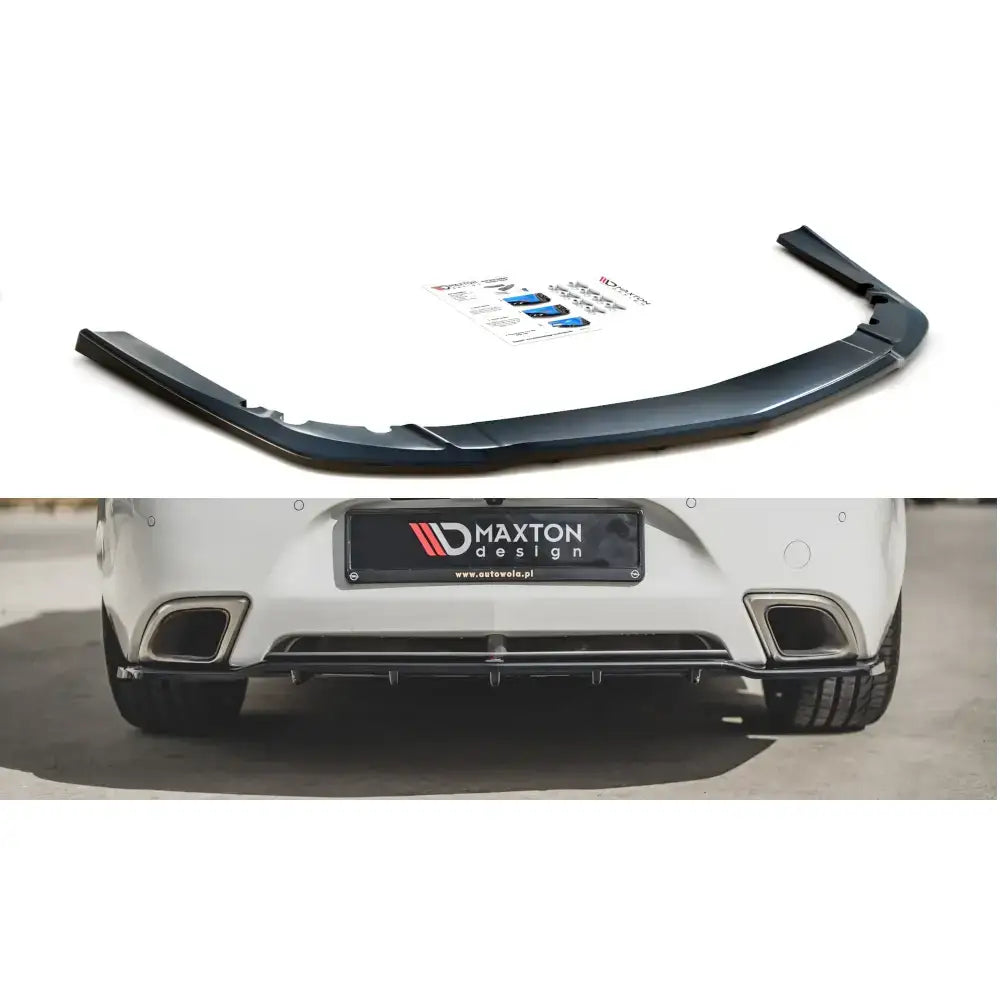 Central Rear Splitter (with Vertical Bars) Opel Insignia Mk. 1 Opc Facelift