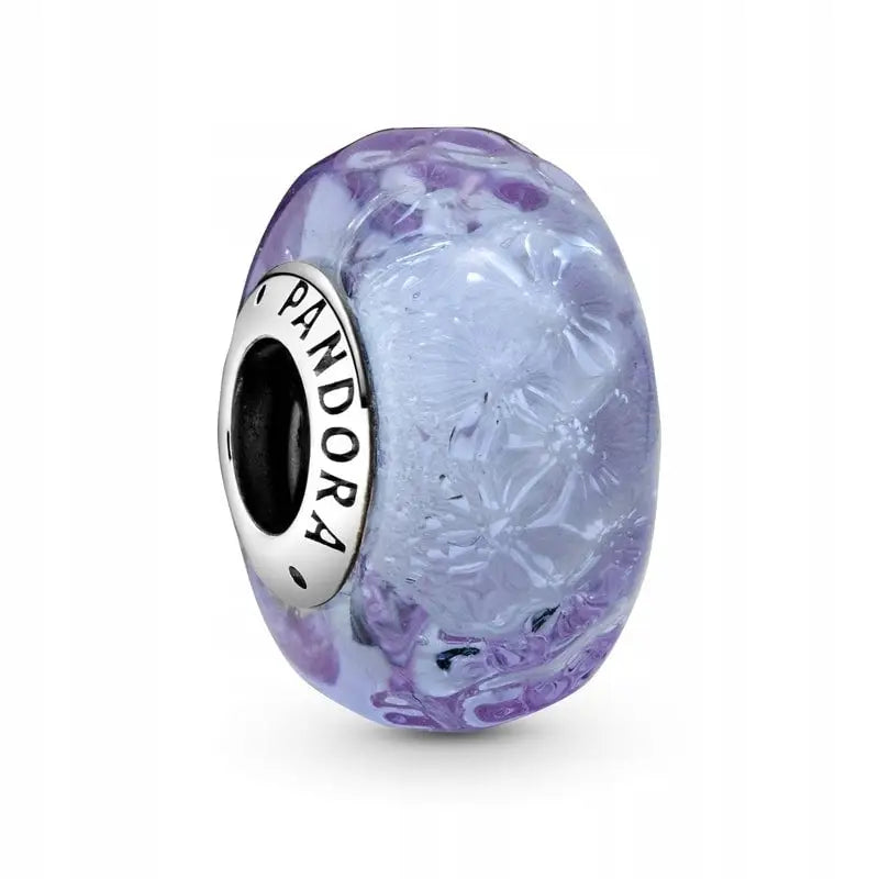 Armbånd med Charms - Lavendel Glød S925 Sølv Anheng