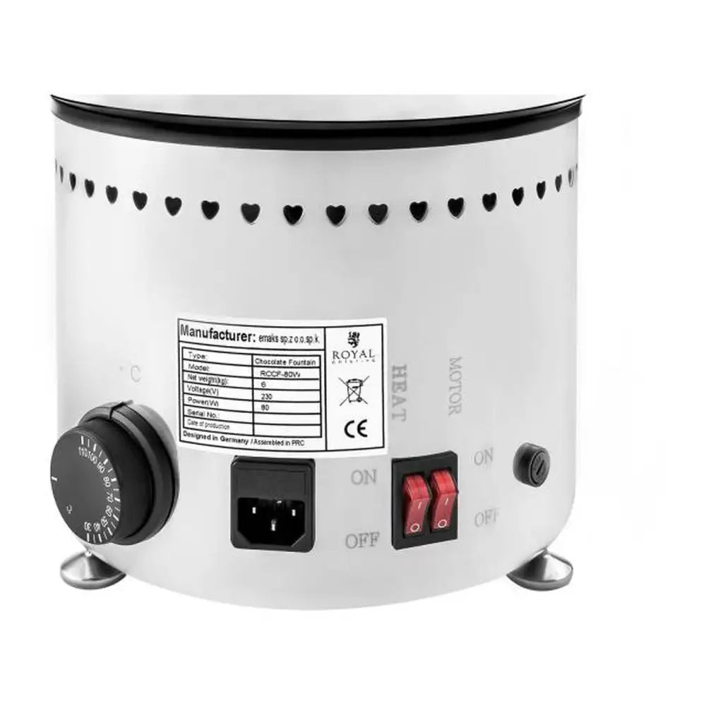 Chocolate Fountain med 4 Nivåer i Rustfritt Stål 230w