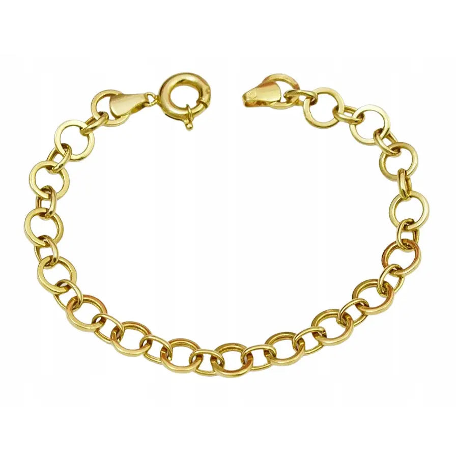 Armbånd Dame Gull med Charms 585 - Rolo 7,20 Mm