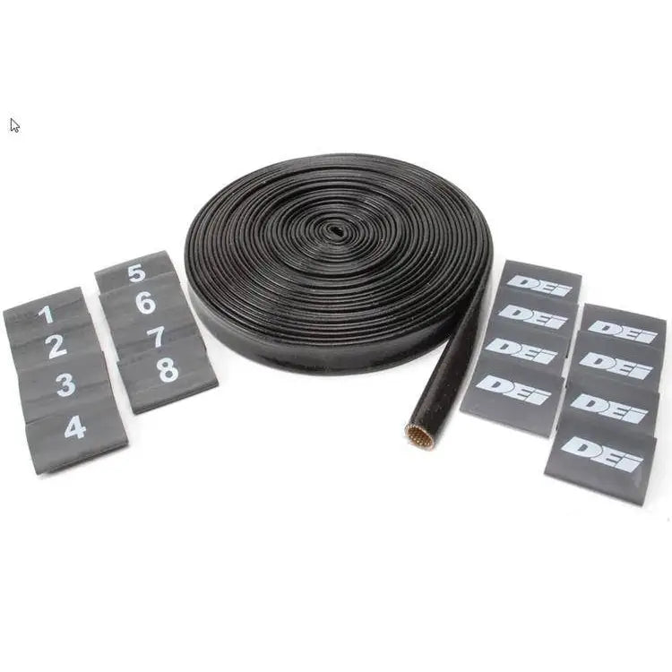 Dei Protect-a-wire 1cm x 8m Svart Silicone - Bulk Per Foot