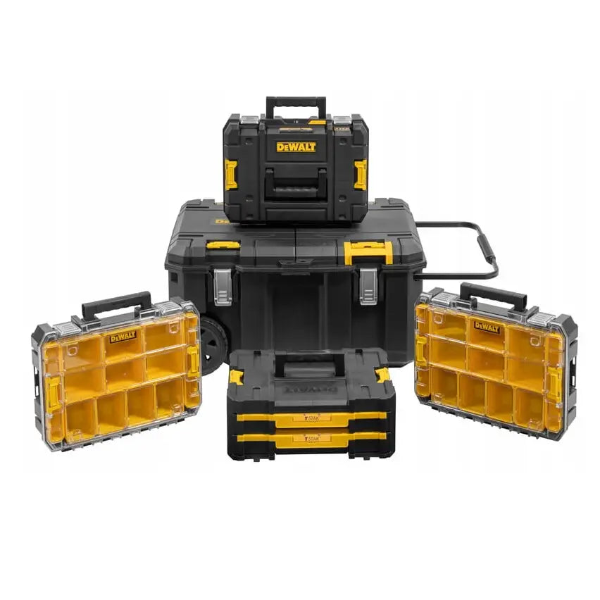 Dewalt Stort Tstak Koffert 2 Spor Skuffer Hjul