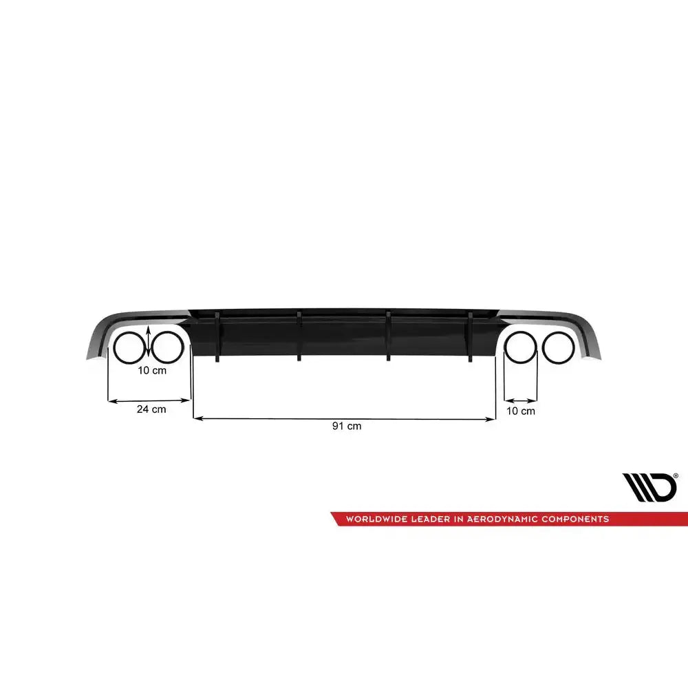 Diffuser Audi S6 / A6 S-line C7 Fl 15-17