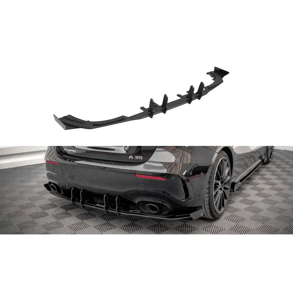 Diffuser (rear Valance) Street Pro + Flaps - Mercedes A35 Amg Hatchback Aero Pack W177 18-