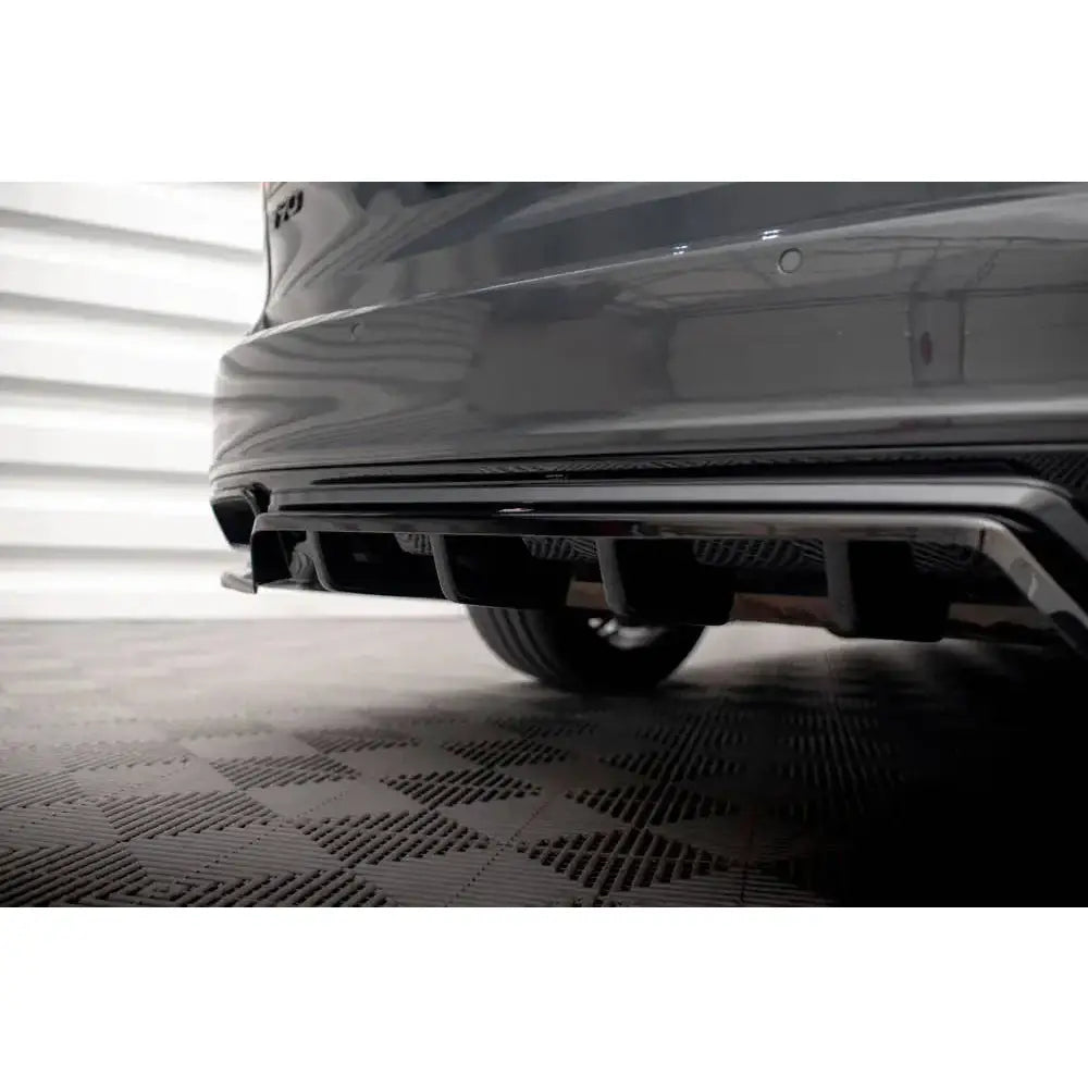 Diffuser Volvo V90 16-20 R-design Mk2 - Central Rear Splitter