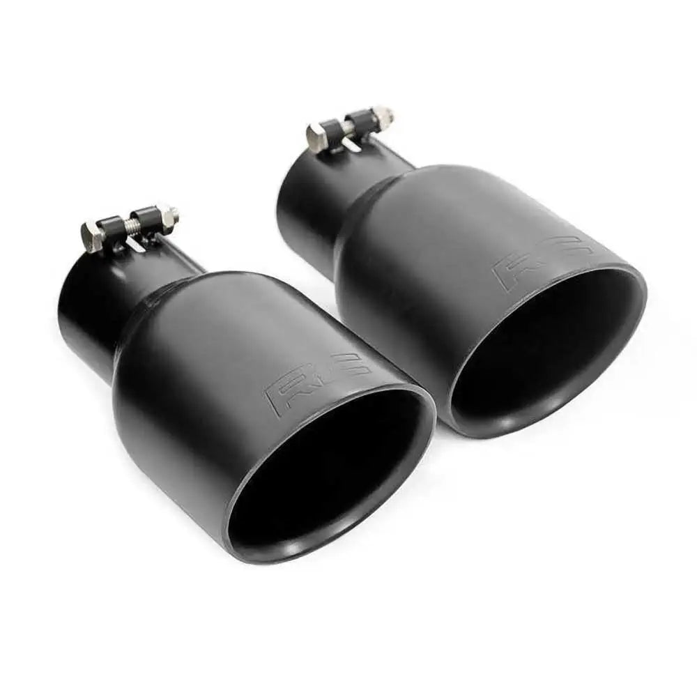 Dobbelt Eksos Svart Rough Country - Jeep Wrangler Jk 2 d 07-18.